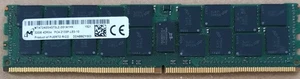 Micron 32GB 4DRX4 PC4-2133P-LEO-  ECC/SERVER RAM MTA72ASS4G72LZ-2G1 - Picture 1 of 2