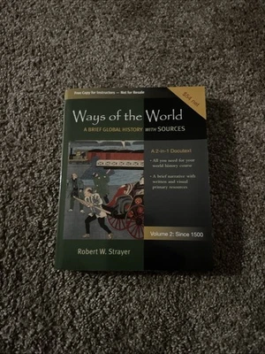 Ways of the World: Brief Global History With Sources Vol. 2 Since 1500 - Strayer - Image 1 of 2