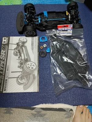 Kit voiture RC Tamiya TT02-SRX avec stabilisateur en aluminium mises à niveau... - Photo 1/4