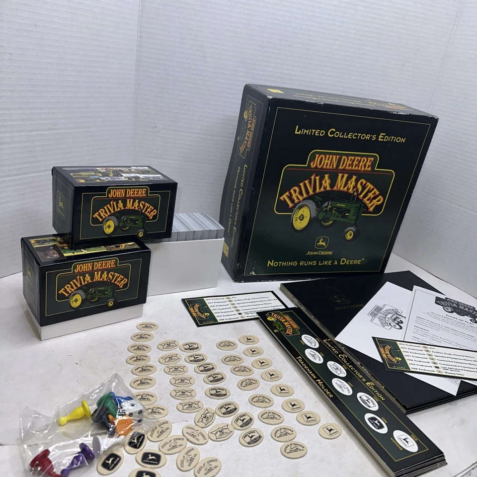 RARO Juego John Deere Trivia Master Edición Coleccionista Ver Fotos para Más Detalles Foto 1 de 4