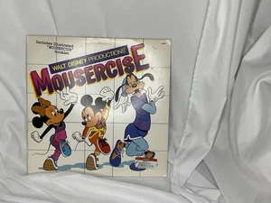 1972 Walt Disney Productions Mousercise w/Exercise Book LP Vinyl Record #62516 - Picture 1 of 7