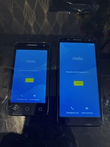 X2 Alcatel Phones Models 5059T & 4034L Both In Good Condition & Working Great - Zdjęcie 1 z 10