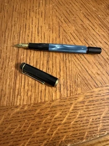 Pelikan M200 Fountain Pen Blue Marble Nice Pen - Picture 1 of 7