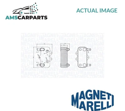 ENGINE OIL COOLER 350300002100 MAGNETI MARELLI NEW OE REPLACEMENT - Image 1 of 4