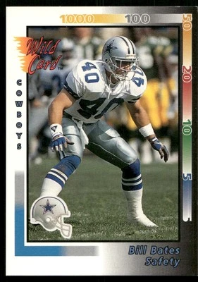 1992 Wild Card Bill Bates Dallas Cowboys #271 - Image 1 of 2