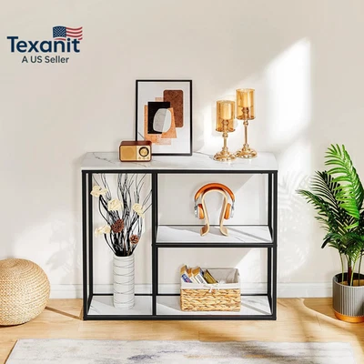 Mesa consola, mesa de entrada estrecha de 12 pulgadas para sala de estar, 31,5 pulgadas moderna I Foto 1 de 4