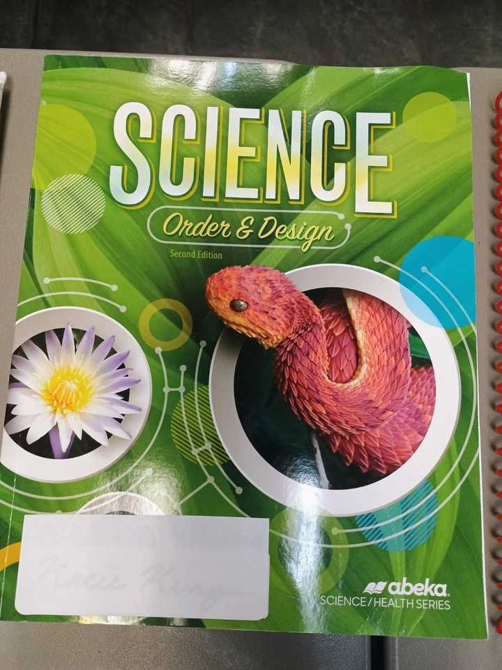 Science Order and Design Text Book by ABEKA Foto 1 de 1