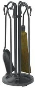 5 Piece Olde World Iron Mini Fireset - 21.5" H - Picture 1 of 1