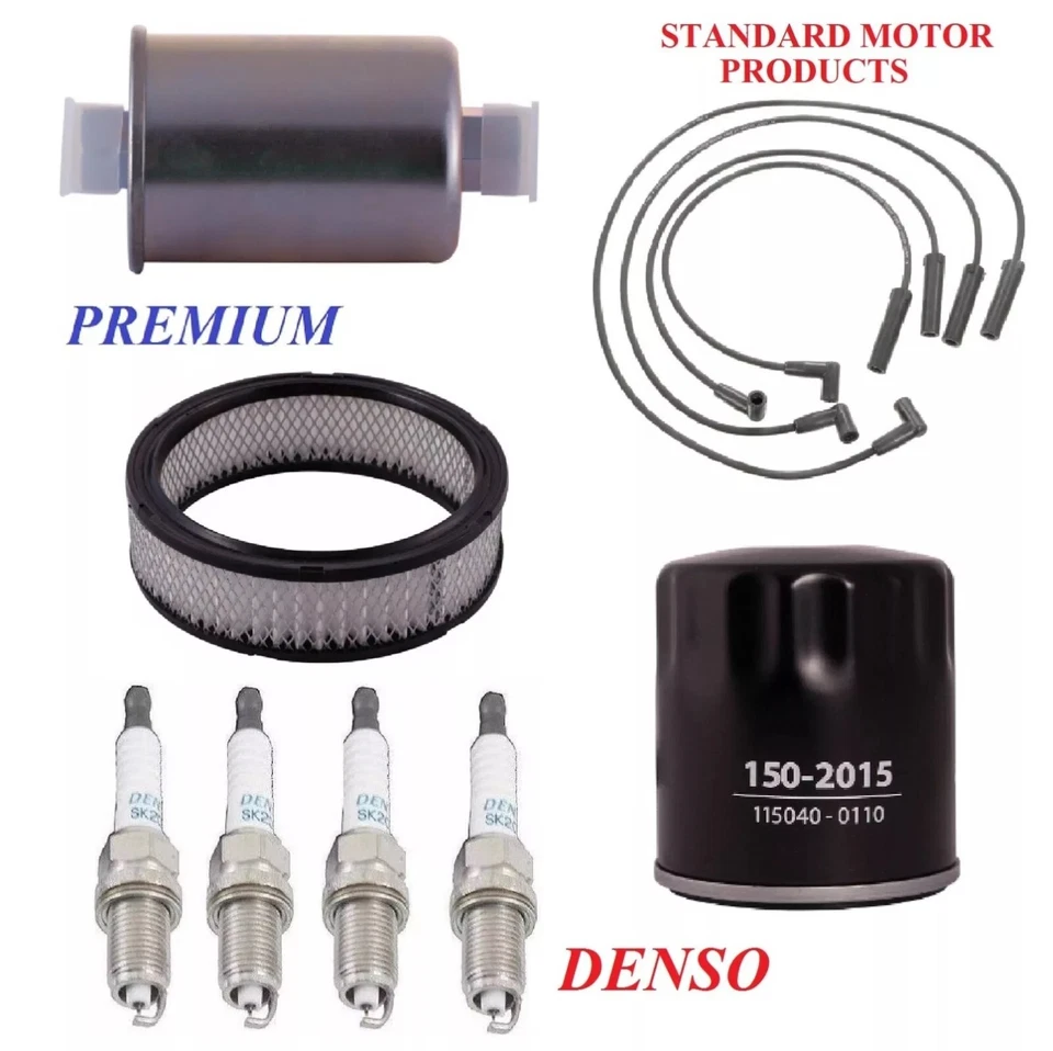 Tune Up Kit Filters Wire Spark Plugs For OLDSMOBILE CUTLASS CRUISER L4 2.5L 1987 - Image 1 of 1