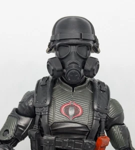 G.I. Joe Classified gas mask helmet head 3D printed black 1/12 Marvel Legends 6" - Picture 1 of 4