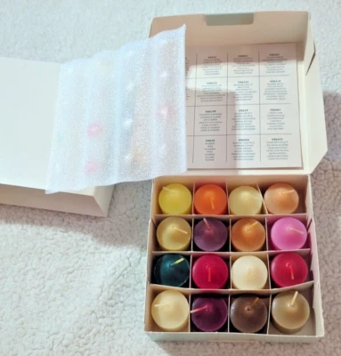 PartyLite CS0214 Muestreador Votivo Caja de 16 Velas Aromas de Otoño NUEVO Sin Quemar Foto 1 de 4