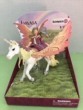 Schleich Fairy Feya with Pegasus Unicorn, 70568, 5-12 Yrs. ,New