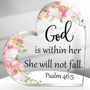 Christian Gifts for Women Inspirational Religious Gifts for Her Bible Verse Desk - Picture 1 of 12