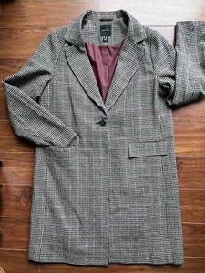 NEW LOOK Hahnentritt Blazer/Mantel braun - EUC - wunderschön! - Bild 1 von 7