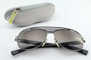 ALAIN MIKLI Sonnenbrille 56[]12 145 AL1208 M056 1520 Grey Black Pilot c2012 CE - Bild 1 von 12