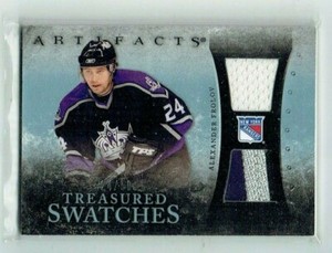 10-11 UD Artifacts Treasured Swatches  Alexander Frolov  /50  Patch--Jersey  