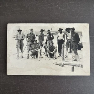 RPPC Postkarte US FOREST SERVICE ? Bild frühe Ranger Uniform? Unbekannter Standort - Bild 1 von 10