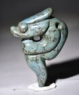 7.5Cm Old China Hongshan Culture Turquoise Carving Palace Helios Sun God Pendant