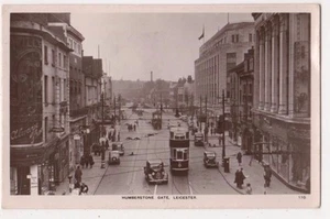 Leicester, Humberstone Gate Tram RP postal B631 - Imagen 1 de 2