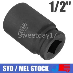 1/2" 33mm Drive Deep Impact Socket 6 Point Hub Axle Drive Garage Hand Tool NEW - Picture 1 of 10