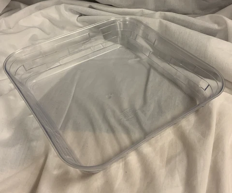 NEW Longaberger Basket Plastic Insert #40691 Protector 8.25 x 8.25 x 1.75 inches Cover