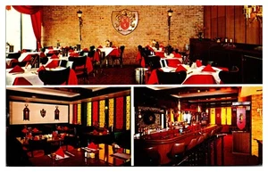 Cartolina d'epoca Archdale's Restaurant, Interior, Waukegan, IL - Foto 1 di 2