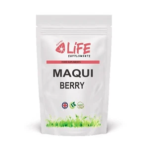 Maqui Berry 500 mg Capsules extract 25:1 UK Clean Natural Supplements - Picture 1 of 6