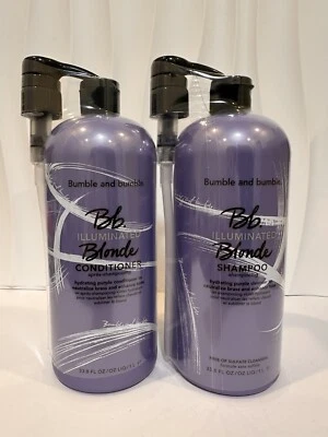 Bumble & Bumble Illuminated Blonde Shampoo and Conditioner 33.8oz / 1L W Pump - Image 1 of 2