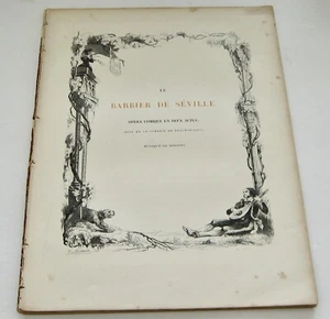 Commentary by Theophile Gautier about The Barber of Seville 1844 - Picture 1 of 7