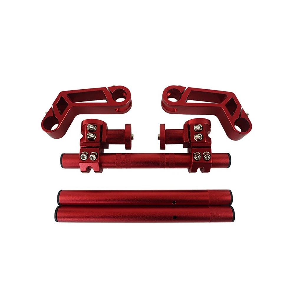 Manillar Moto 7/8" 22mm Dirección Ajustable Manillar Extraíble (ROJO) Foto 1 de 4