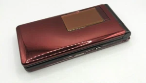 SoftBank 841P Brown Japanese Flip Phone garakei - Picture 1 of 11