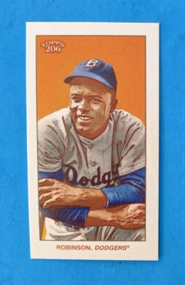 2020 Topps 206 - Jackie Robinson - Polar Bear back /33 SP -mini ⚾🔥🍿 - Image 1 of 2
