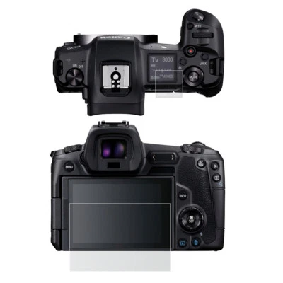 Self-adhesive Glass + Film Screen Protector for Canon EOS R Main & Info LCD - Image 1 of 3