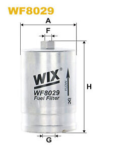 Fuel Filter fits AUDI 80 B3, B4 1.6 2.0 2.6 2.8 90 to 96 Wix 431133511D Quality