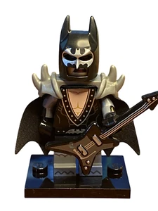 The LEGO Batman Movie Series 1 Minifigure 71017 Glam Metal Batman Collectible - Picture 1 of 1