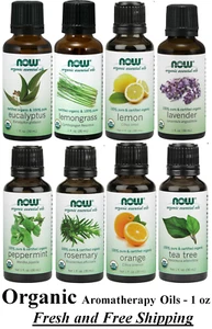 NOW Foods ORGANIC 1 oz Essential Oils - Picture 1 of 15