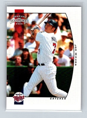 Donruss Team Heroes #183 2005 Joe Mauer Minnesota Twins Foto 1 de 2