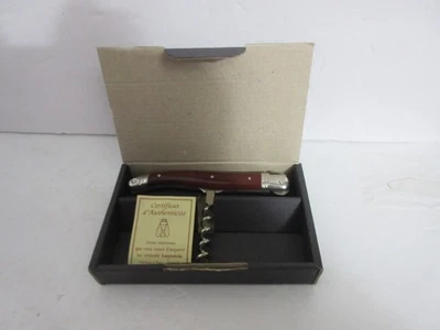 Laguiole 法国 BACCHUS 开酒器开瓶器 - 全新带盒 - 复古 — 第 1/4 张图片