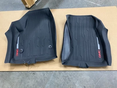 GMC Acadia 2017-2023 primera fila forros de piso para todo tipo de clima 84369001 GM OEM negro Foto 1 de 4