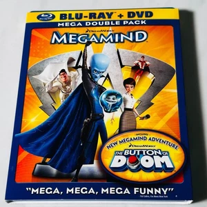 Megamind - Blu-Ray + DVD - Dreamworks - Slipcover - Picture 1 of 4