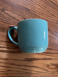 Lindt-Stymeist Colorways Thumbprint Mug Blue Turquoise Salmon Minor Scratches - Picture 1 of 10