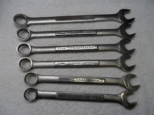 Craftsman Metric MM Combination Wrench Set, USA 12 pt, 20mm - 25mm - 6 pcs - Bild 1 von 24