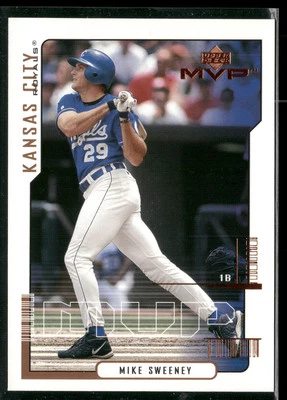 2000 Upper Deck MVP #165 Mike Sweeney Silver Script - Image 1 of 2