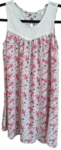 Eyelash Girls Pink Floral Dress Lined Size 12 Peasant Cottagecore Shabby Chic - Picture 1 of 8