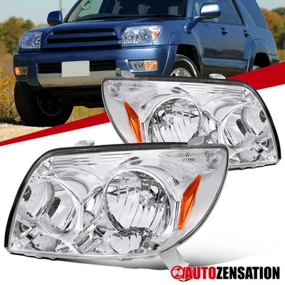 For 2003 2004 2005 Toyota 4Runner Replacement Headlights Lamps Left+Right 03-05 Foto 1 de 4