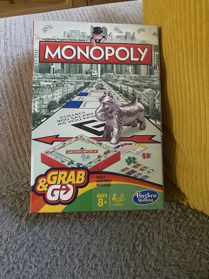 Hasbro B1002  Monopoly Grab & Go Game - Image 1 of 1