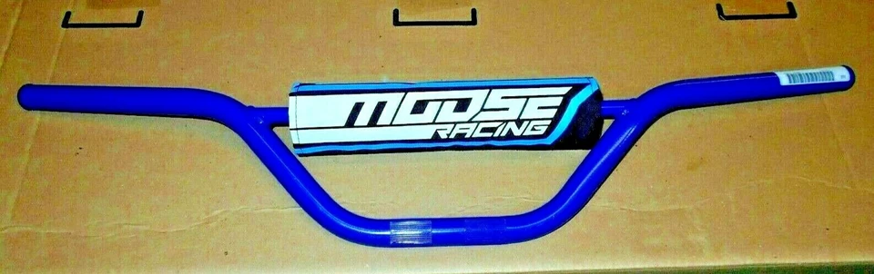 铃木 DS80,川崎 KDX80,KE100,KLX110,KLX140 钢制把手和垫子,蓝色 — 第 1/1 张图片