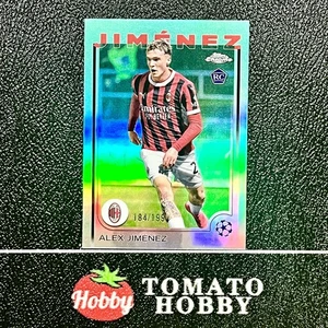 Topps Chrome UEFA 2024-25 Alex Jimenez RC /199 Aqua Refractor AC Milan - Bild 1 von 2