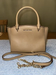 Michael Kors Medium Selma Tan Crossbody Handbag - Picture 1 of 5