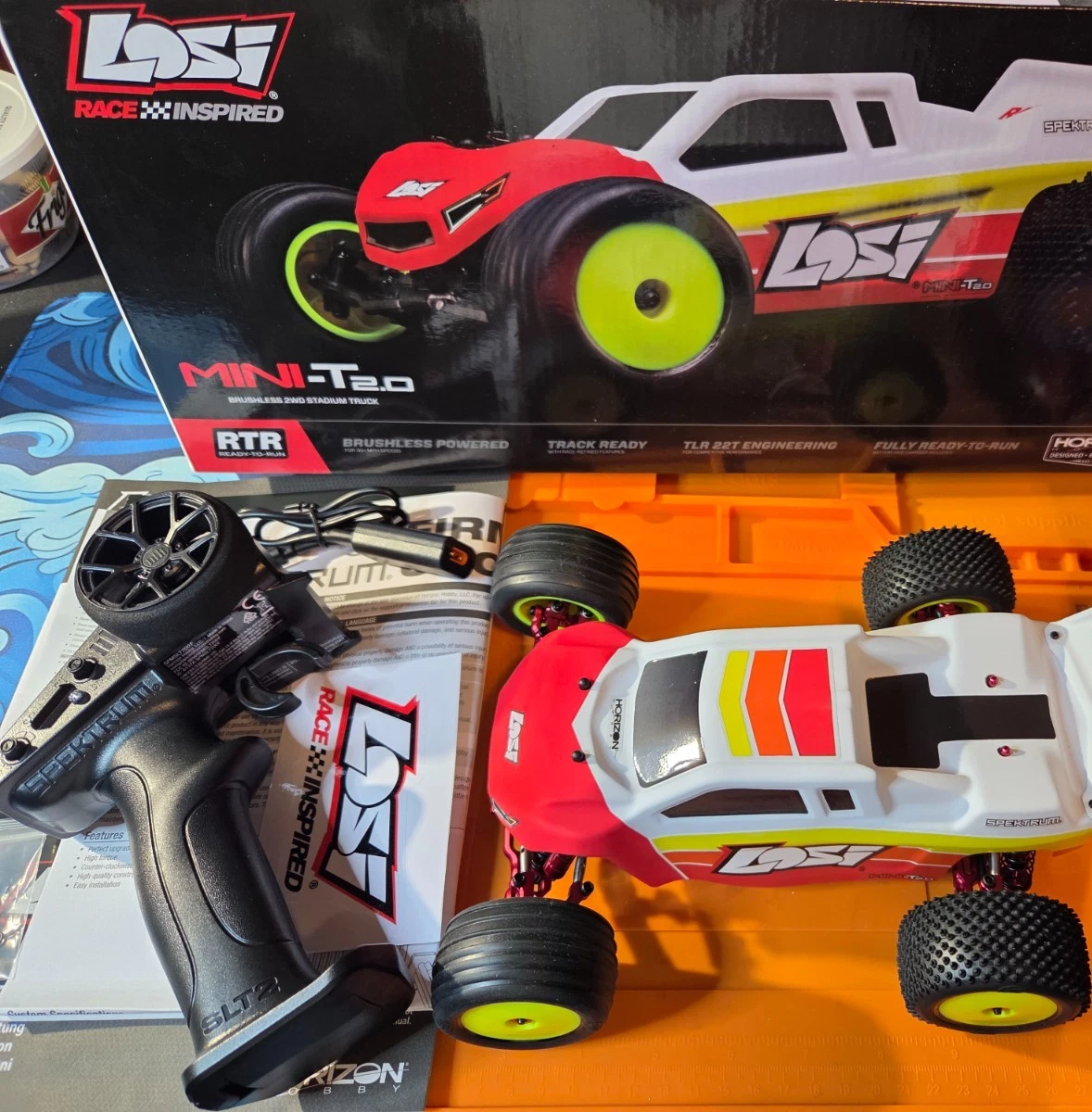 Team Losi Mini-T ☆希少なOPアルミショック付き☆元箱あり ☆Team
